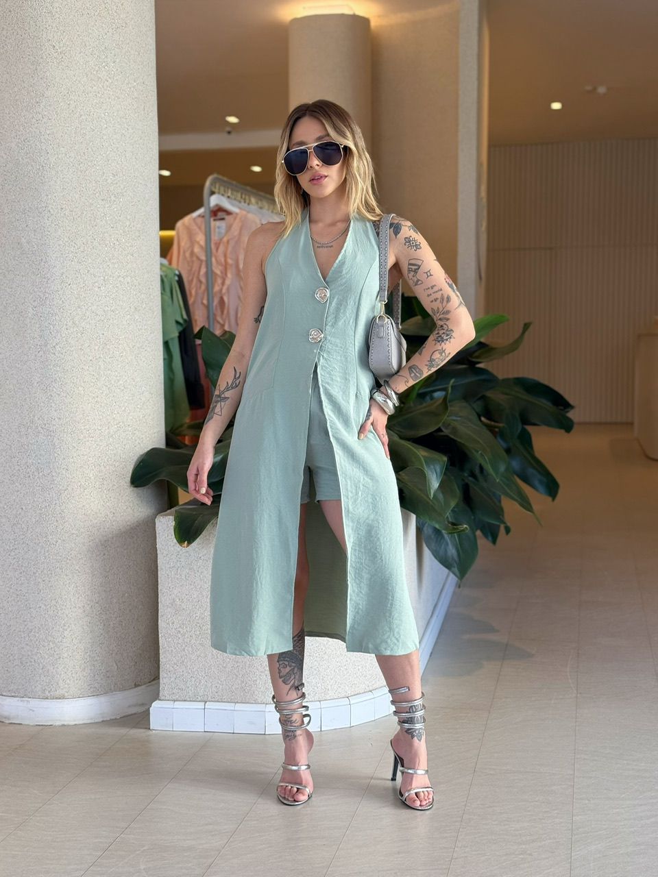 CONJUNTO JOLIE SHORT verde