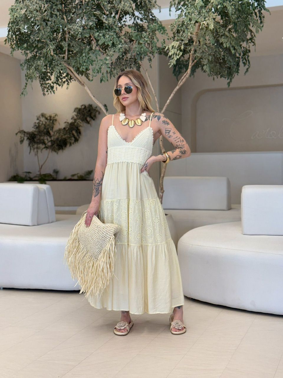 VESTIDO DIVA LAISE AMARELO