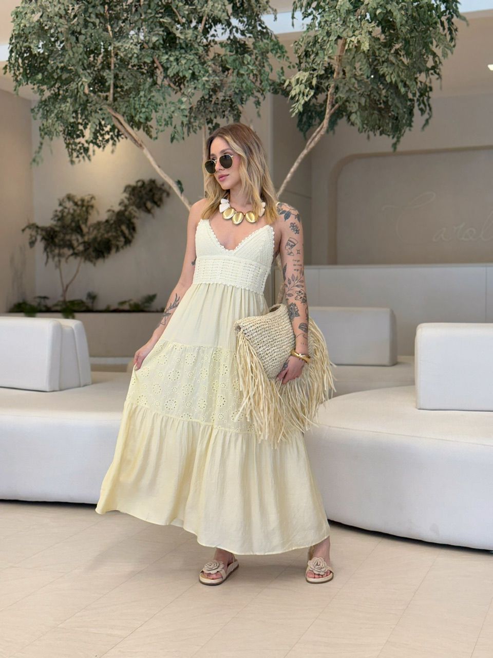 VESTIDO DIVA LAISE AMARELO