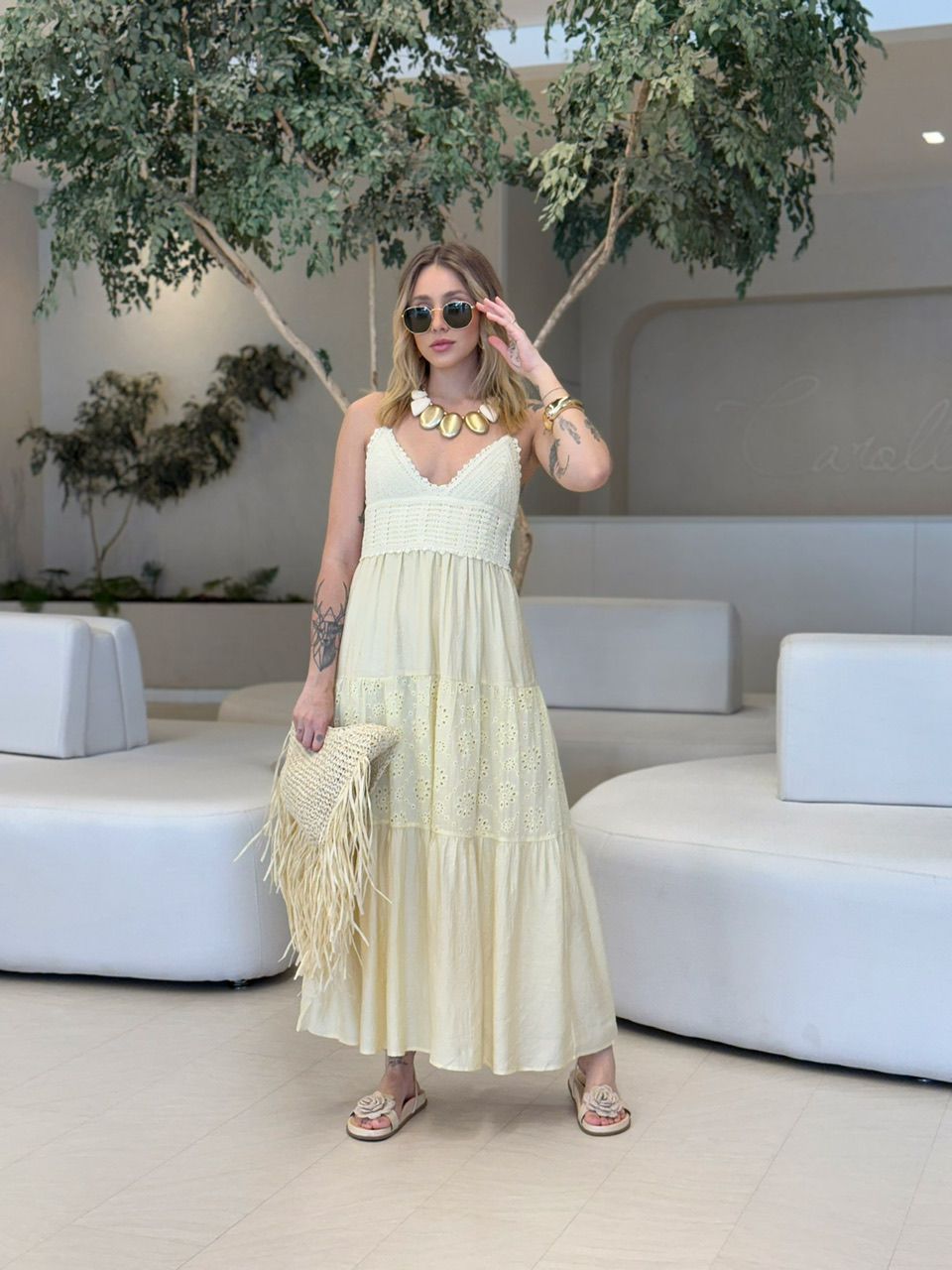 VESTIDO DIVA LAISE AMARELO