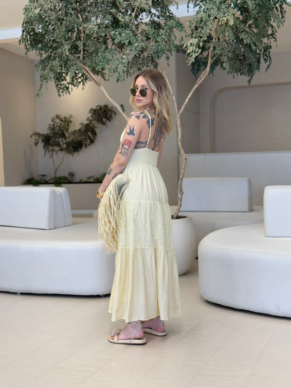 VESTIDO DIVA LAISE AMARELO