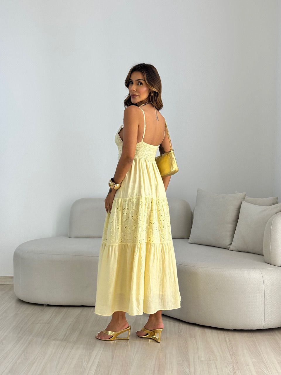 VESTIDO DIVA LAISE AMARELO