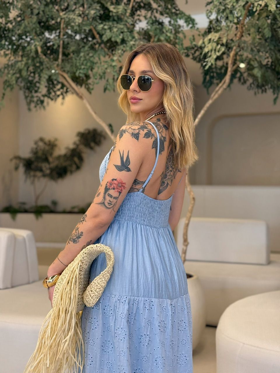 VESTIDO DIVA LAISE BABY BLUE