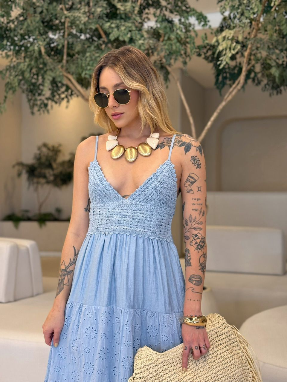 VESTIDO DIVA LAISE BABY BLUE