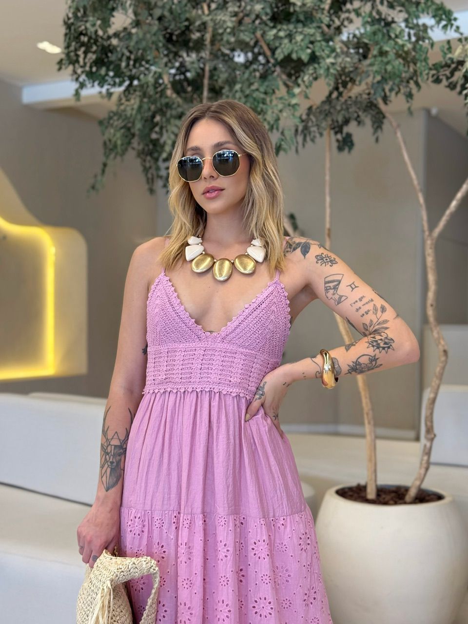 VESTIDO DIVA LAISE ROSA