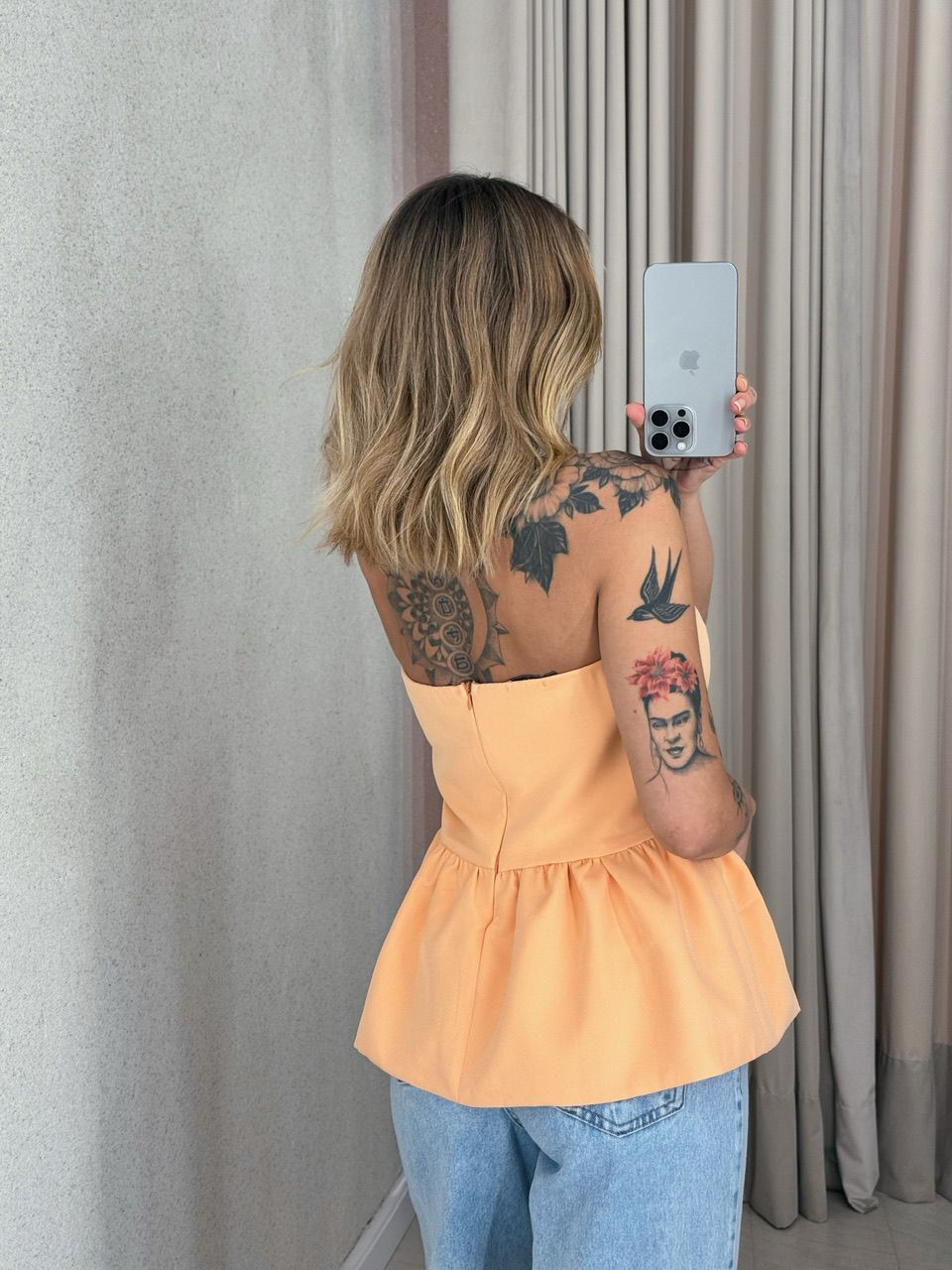 BLUSA EVA TOMARA QUE CAIA Laranja
