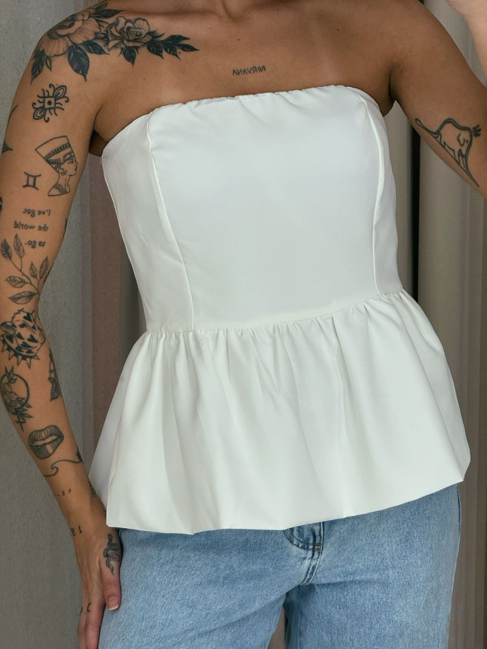 BLUSA EVA TOMARA QUE CAIA off