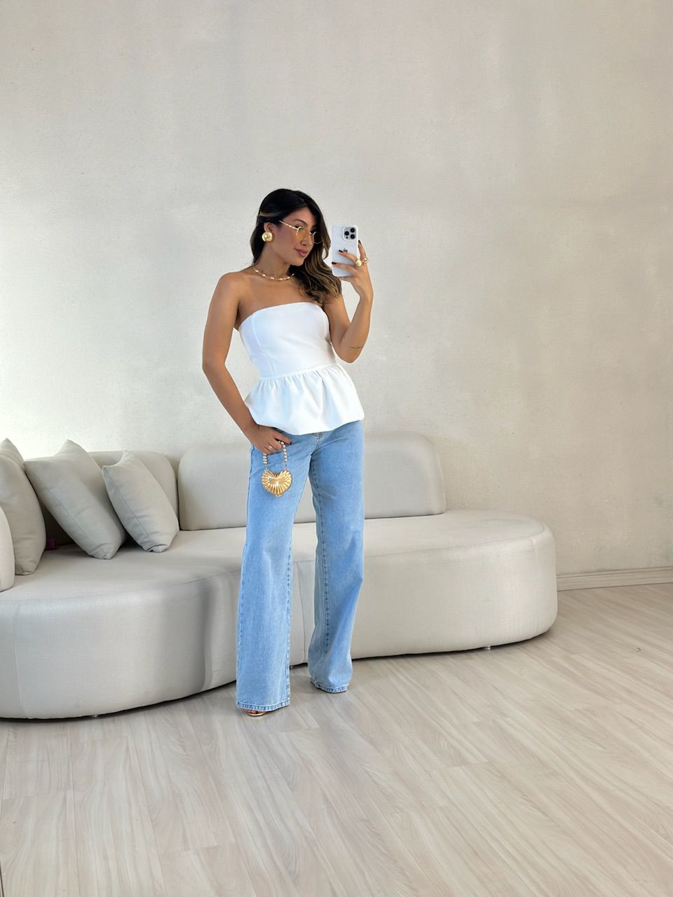 BLUSA EVA TOMARA QUE CAIA off