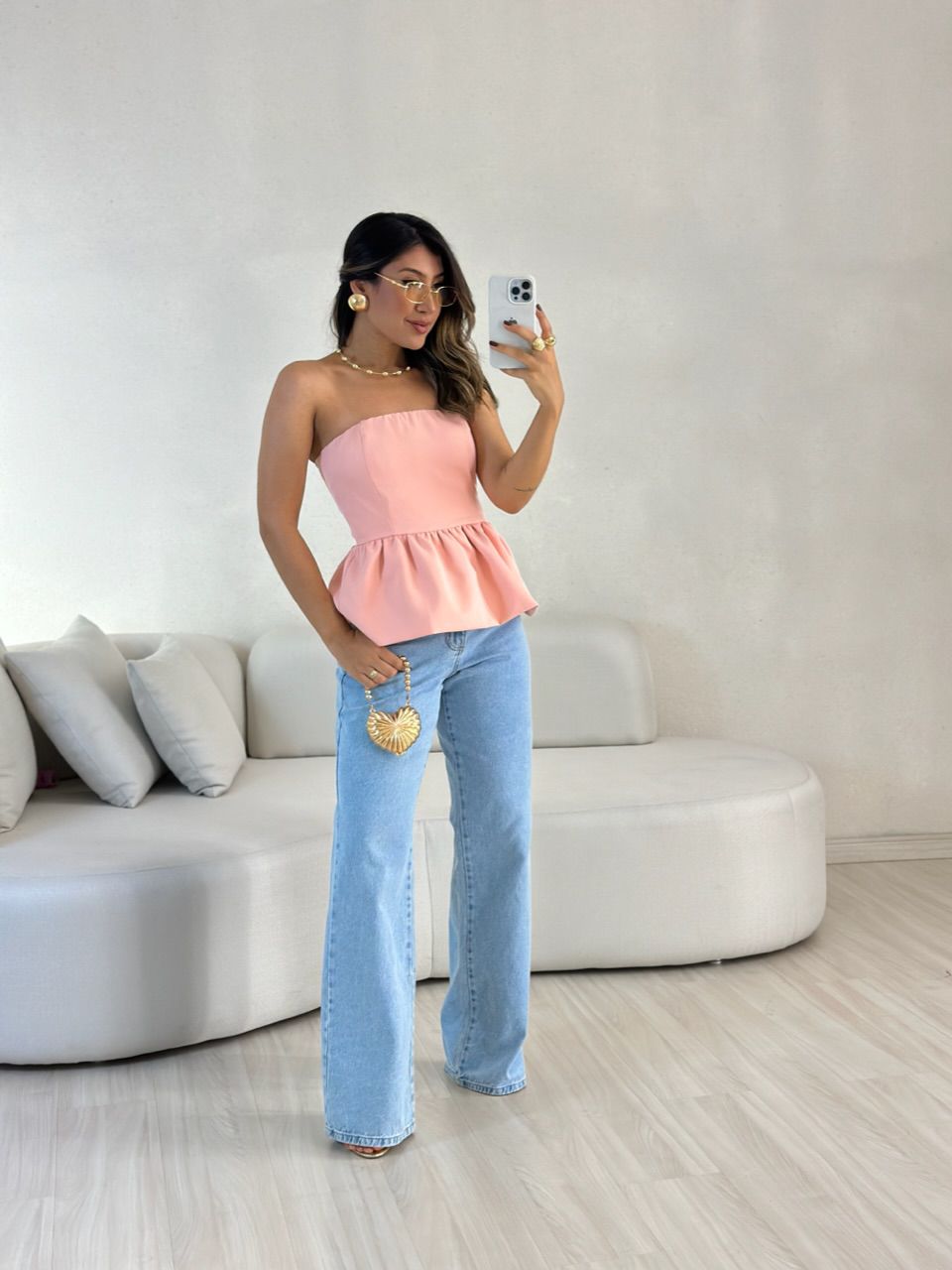 BLUSA EVA TOMARA QUE CAIA Rosê