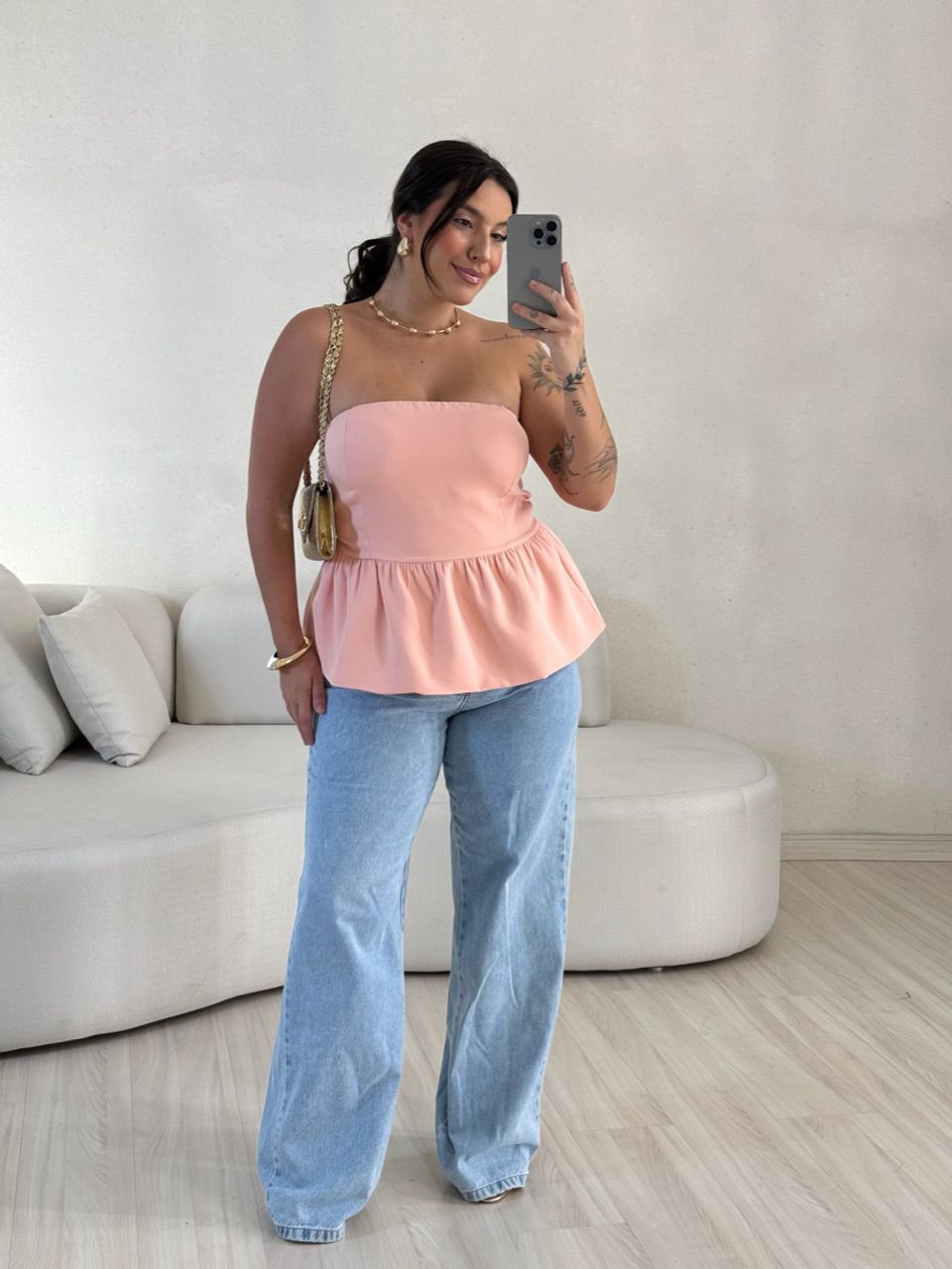 BLUSA EVA TOMARA QUE CAIA Rosê