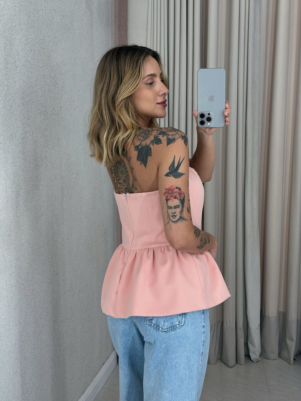 BLUSA EVA TOMARA QUE CAIA Rosê