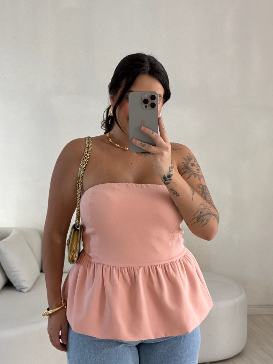 BLUSA EVA TOMARA QUE CAIA Rosê