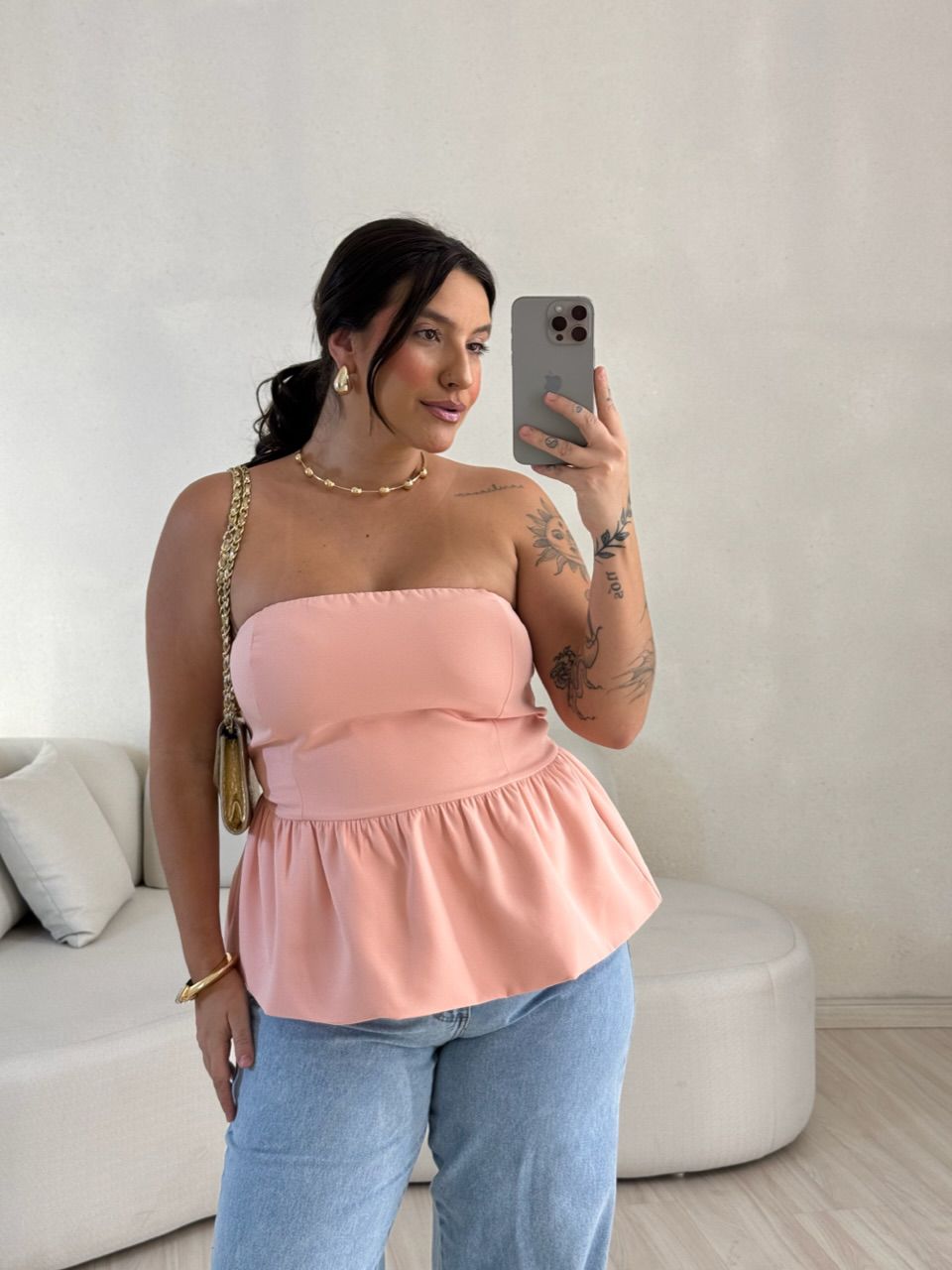 BLUSA EVA TOMARA QUE CAIA Rosê