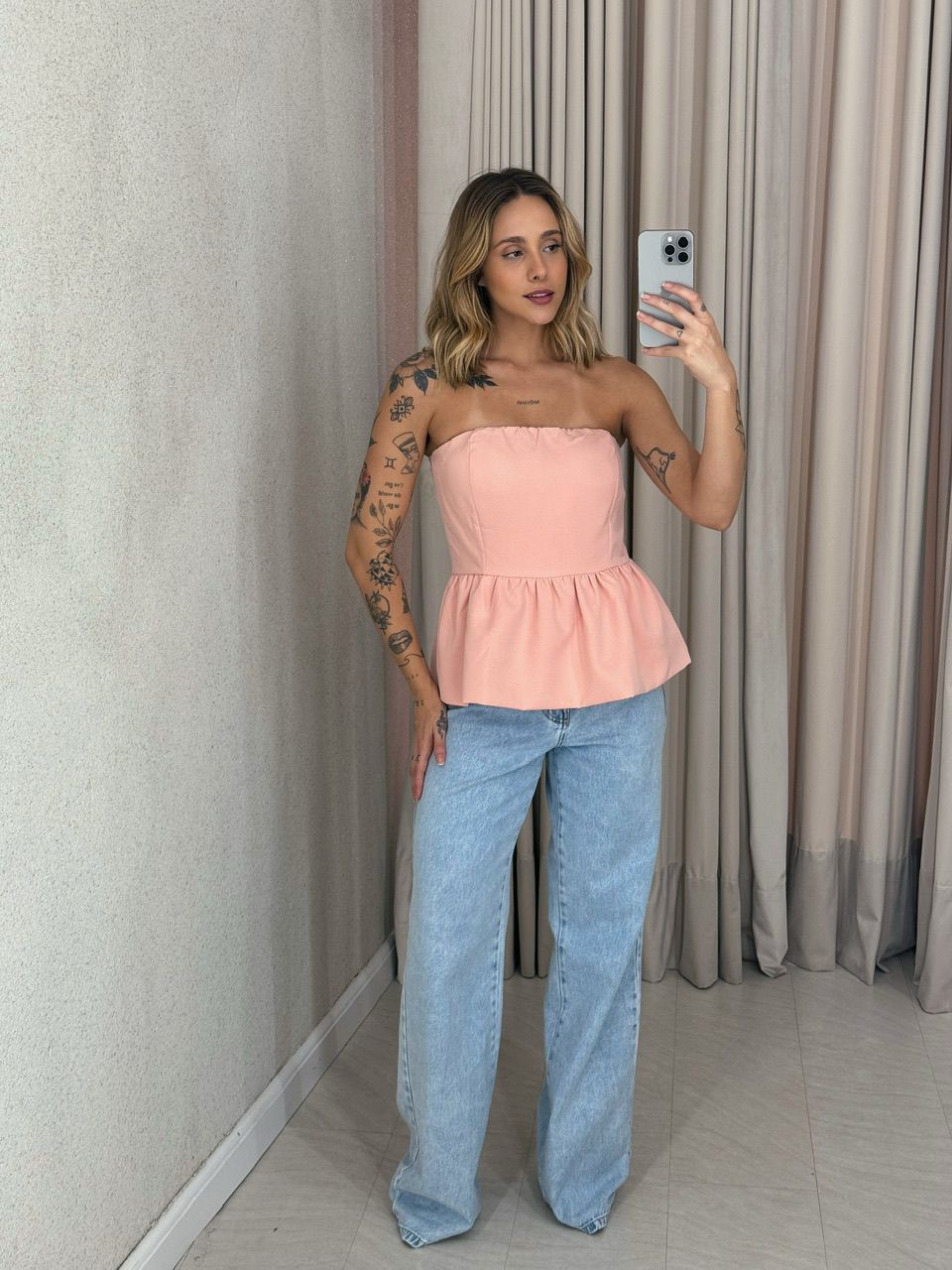 BLUSA EVA TOMARA QUE CAIA Rosê