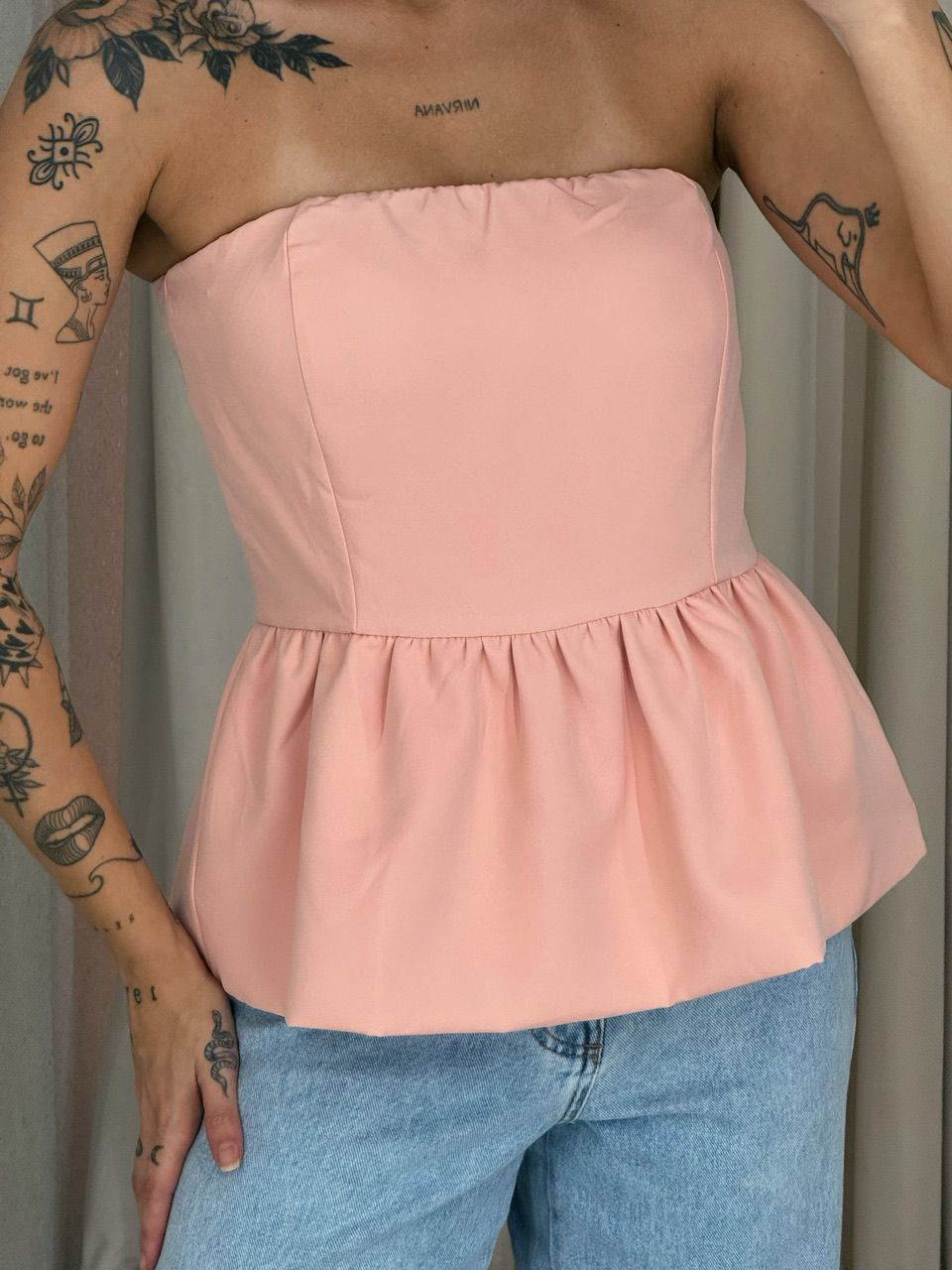BLUSA EVA TOMARA QUE CAIA Rosê