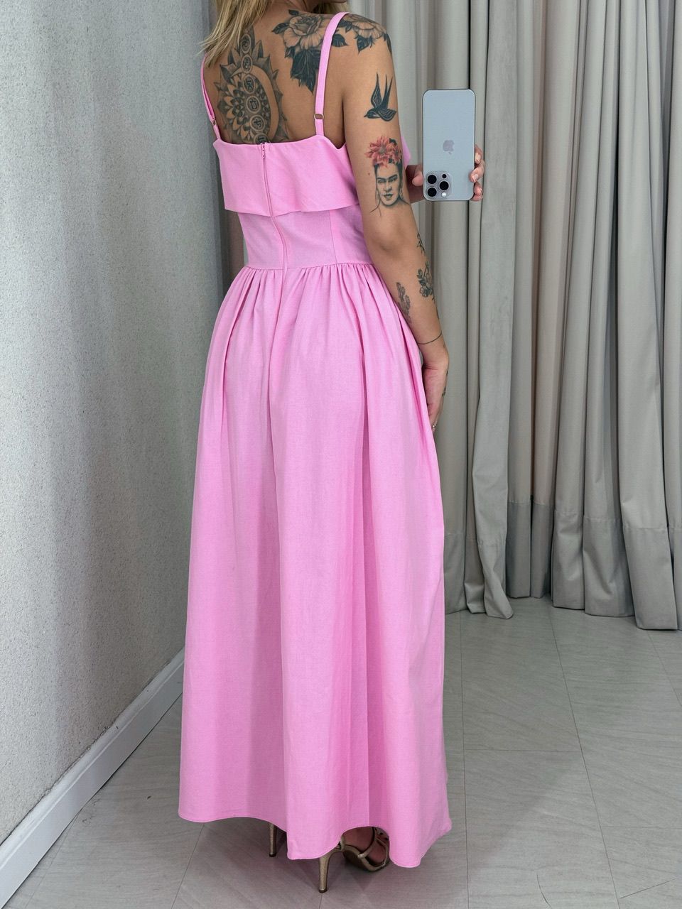 VESTIDO SHEILA ALÇA Rosa