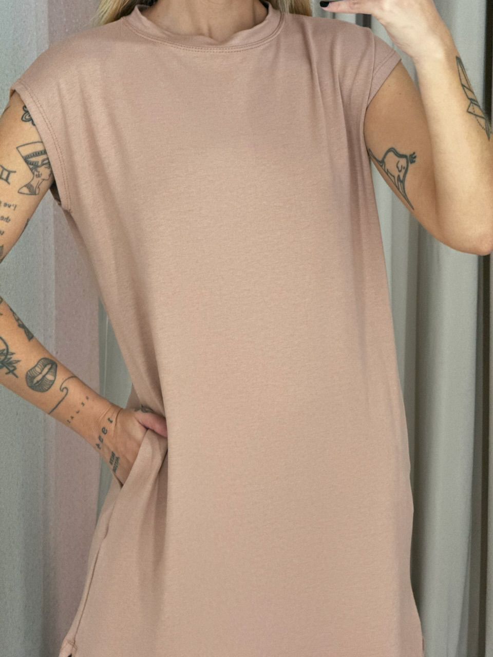 VESTIDO AUGUSTA MUSCLE Nude