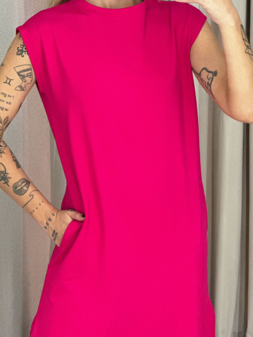 VESTIDO AUGUSTA MUSCLE Pink