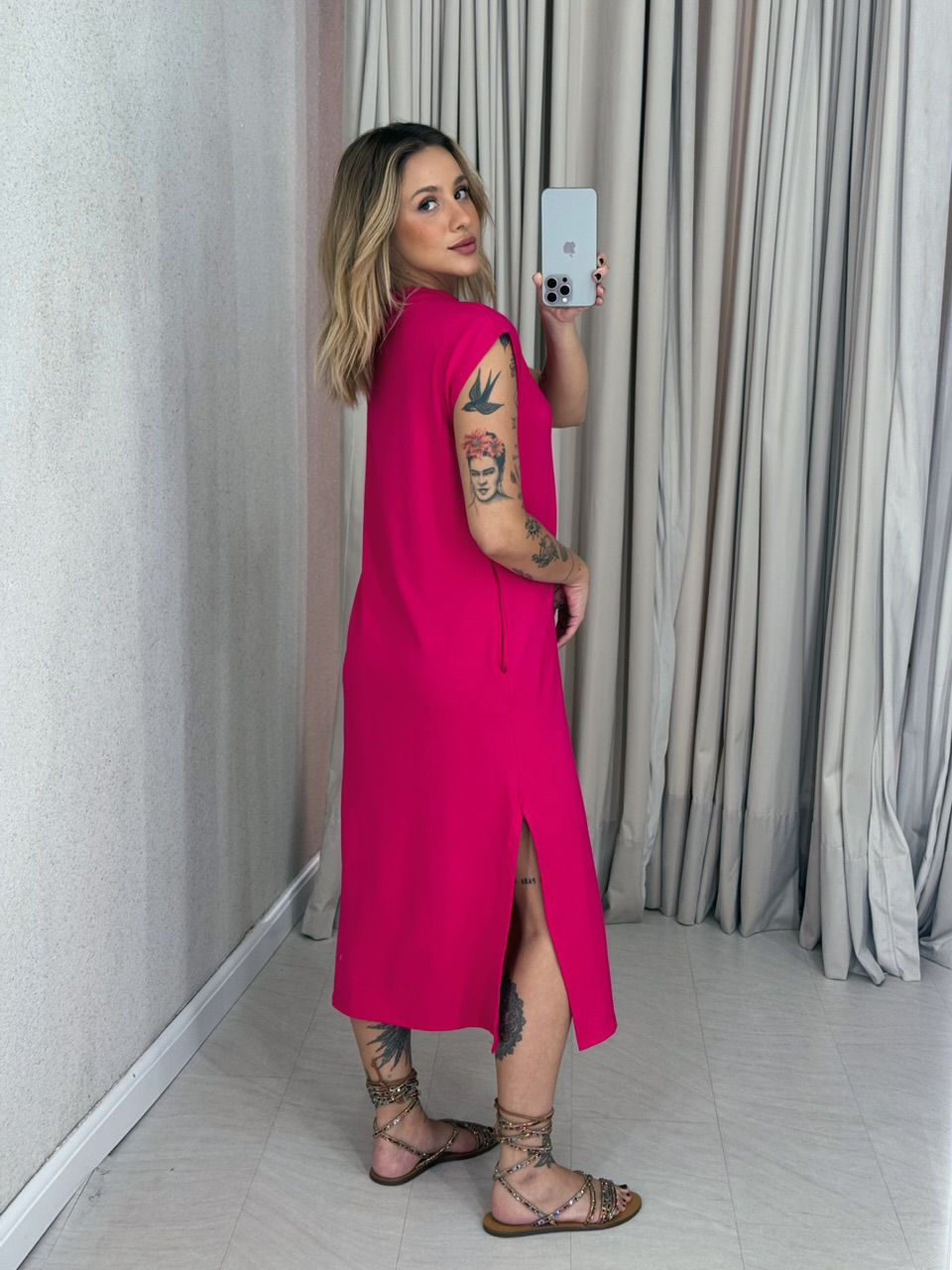VESTIDO AUGUSTA MUSCLE Pink