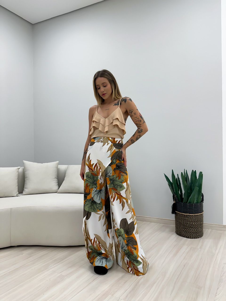CALÇA LENÇO ESTAMPADA OFF