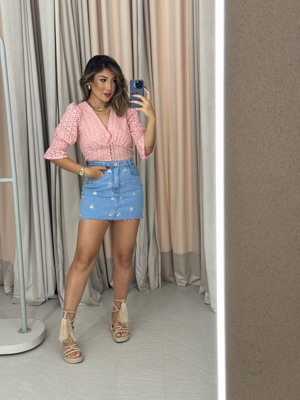 BLUSA MANUELA LAISE ROSÊ