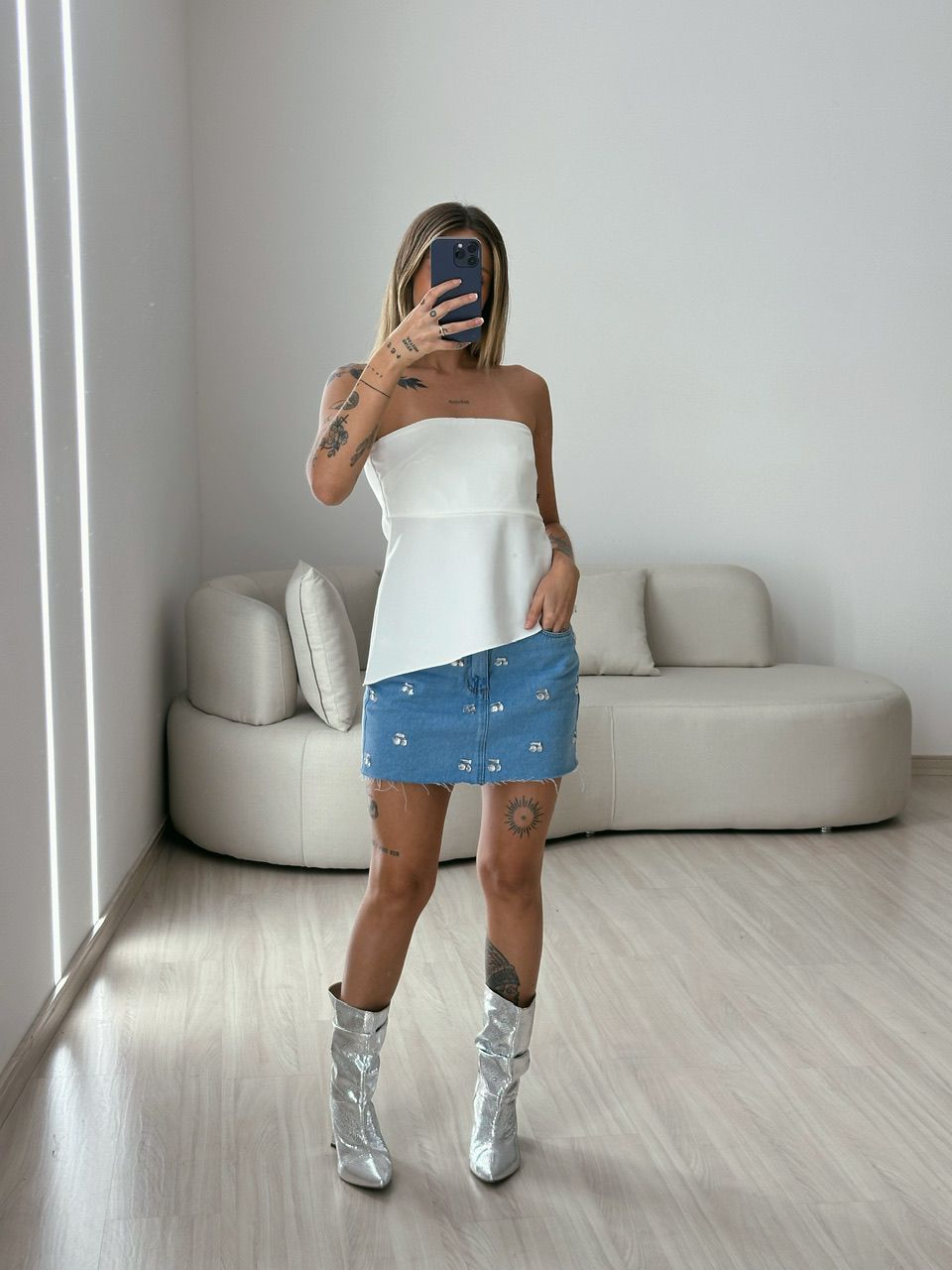 SAIA JEANS PEDRARIA CLARO