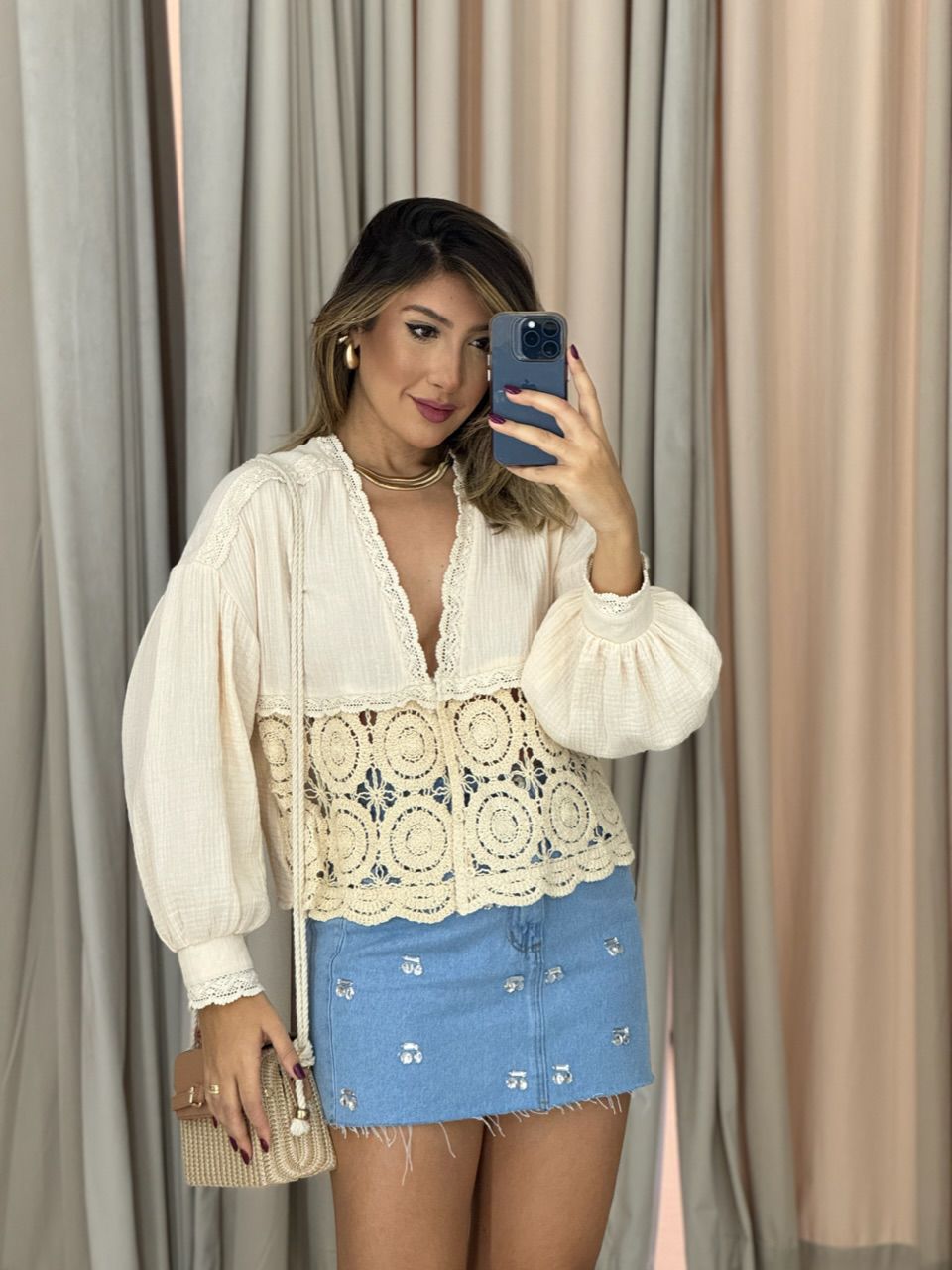 SAIA JEANS PEDRARIA CLARO