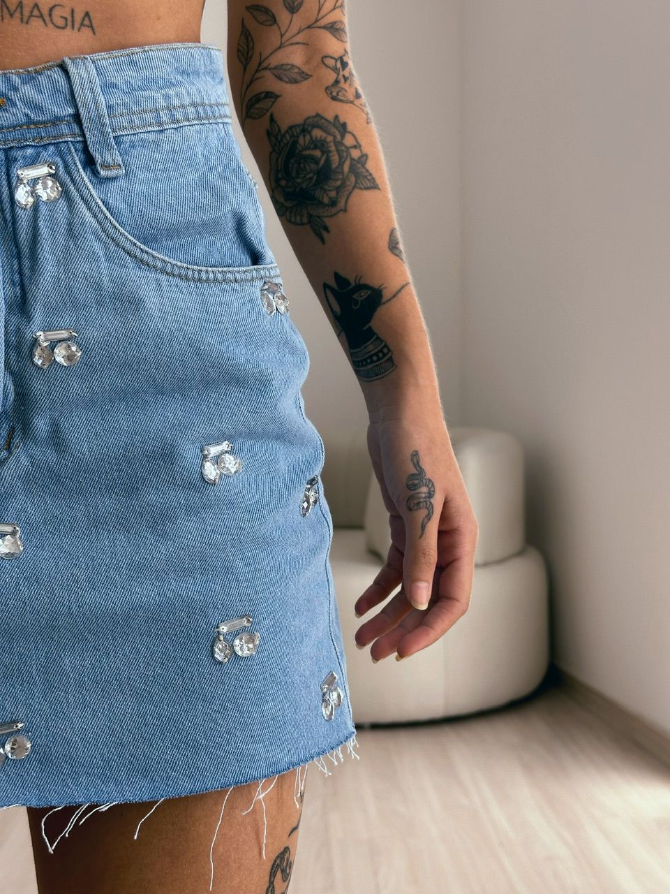 SAIA JEANS PEDRARIA CLARO