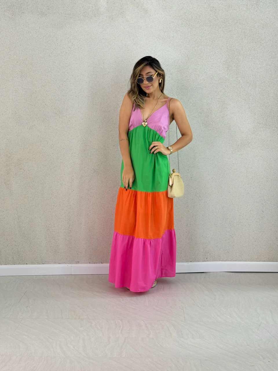 VESTIDO ALÇA COLORS LILÁS
