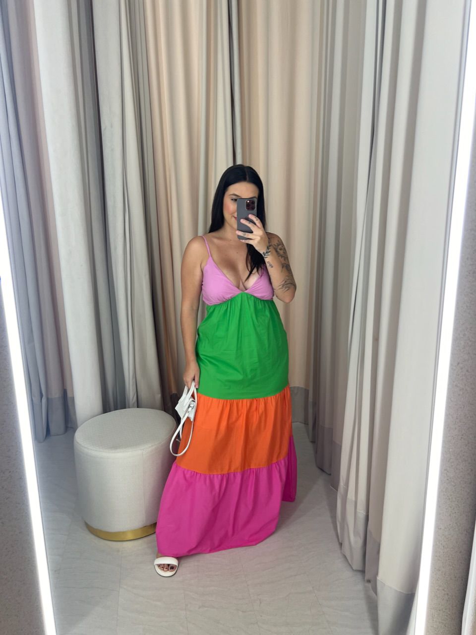 VESTIDO ALÇA COLORS LILÁS