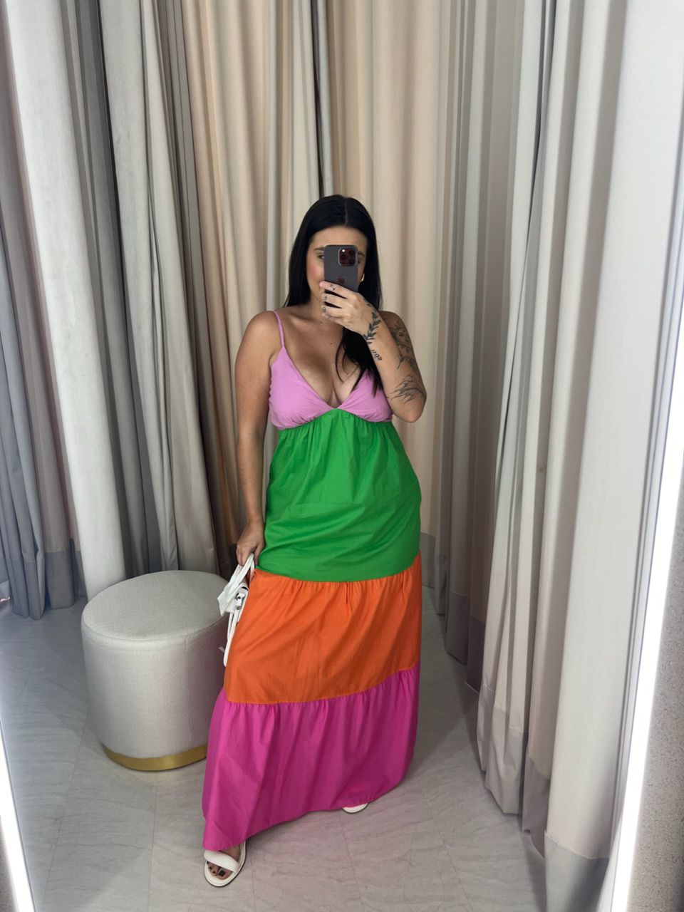 VESTIDO ALÇA COLORS LILÁS