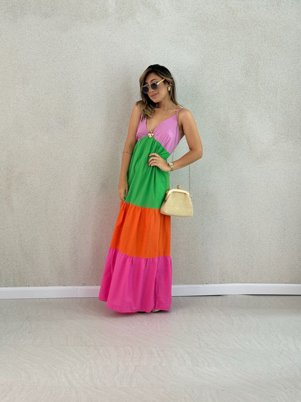 VESTIDO ALÇA COLORS LILÁS