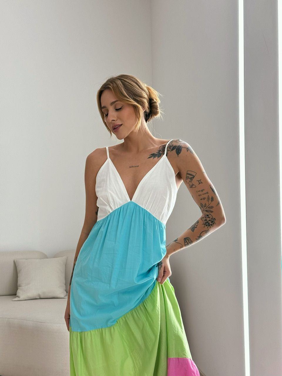 VESTIDO ALÇA COLORS OFF