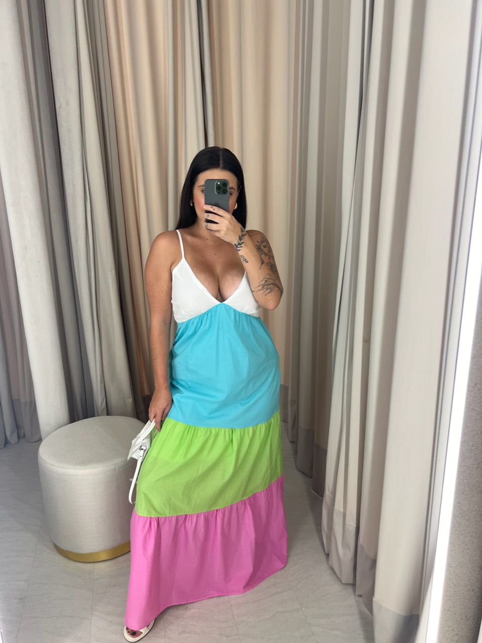 VESTIDO ALÇA COLORS OFF