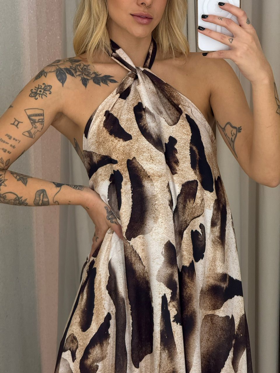 VESTIDO MAVIE FRENTE UNICA Estampado