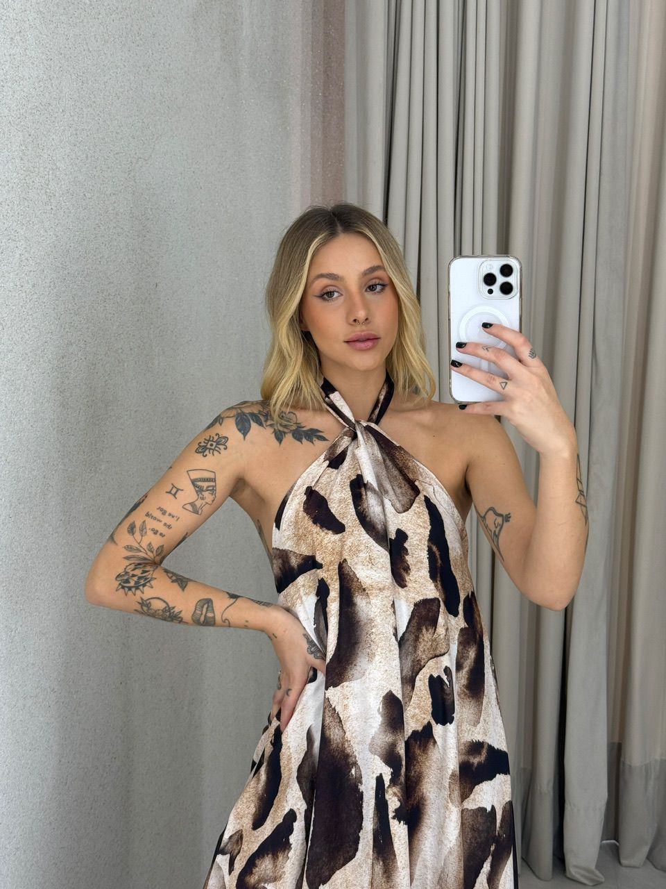 VESTIDO MAVIE FRENTE UNICA Estampado