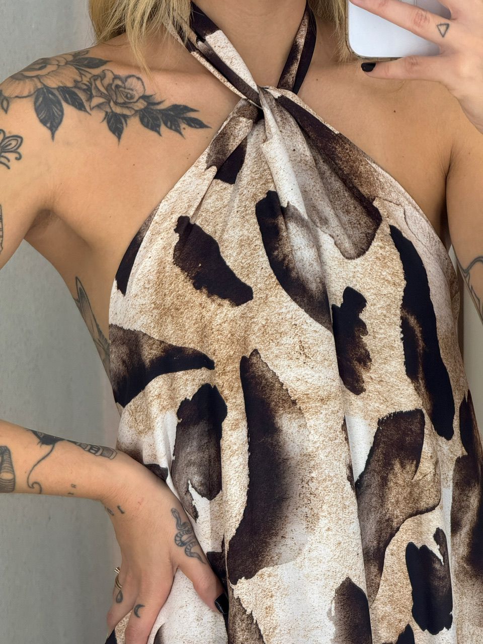 VESTIDO MAVIE FRENTE UNICA Estampado