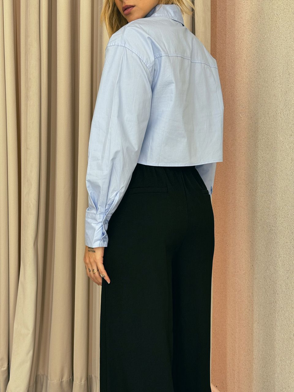 CALÇA CARLA PANTALONA PRETA