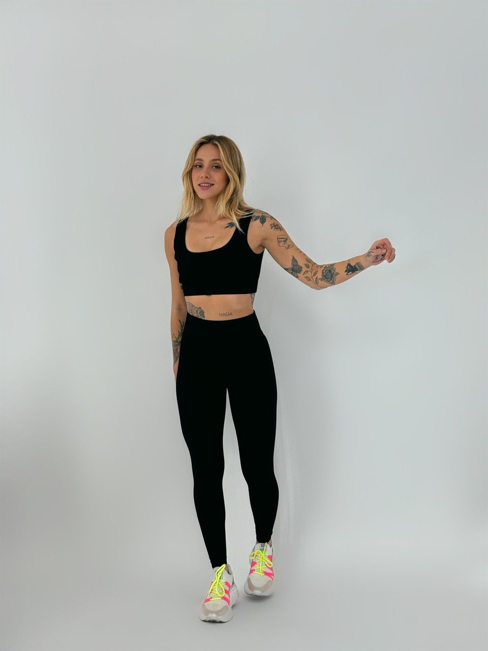 CALÇA LEGGING FITNESS PRETA