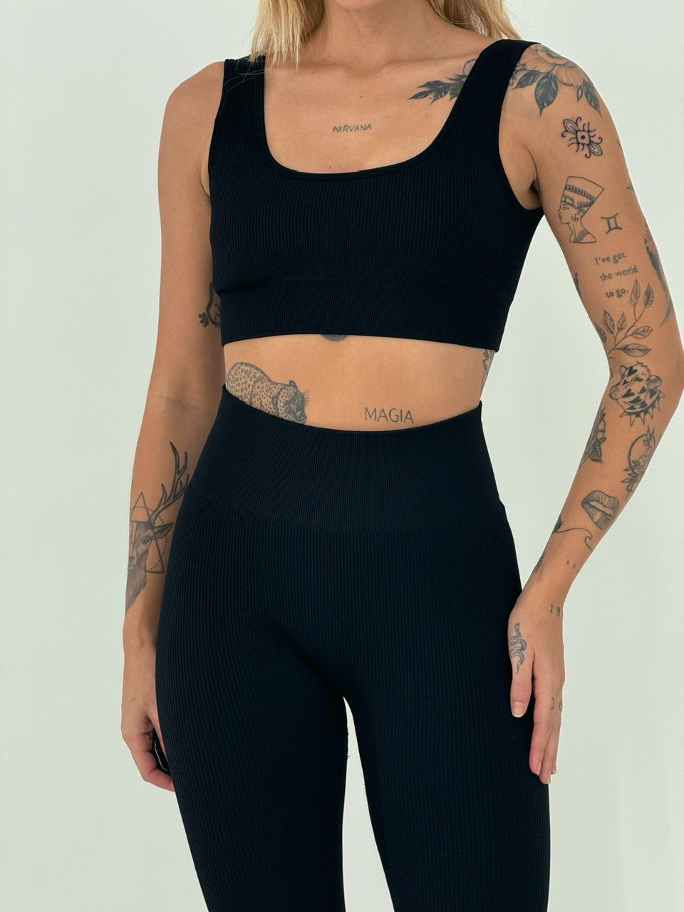 TOP FITNESS COM BOJO PRETO - 0053970032 - CAROLLA FERRARO