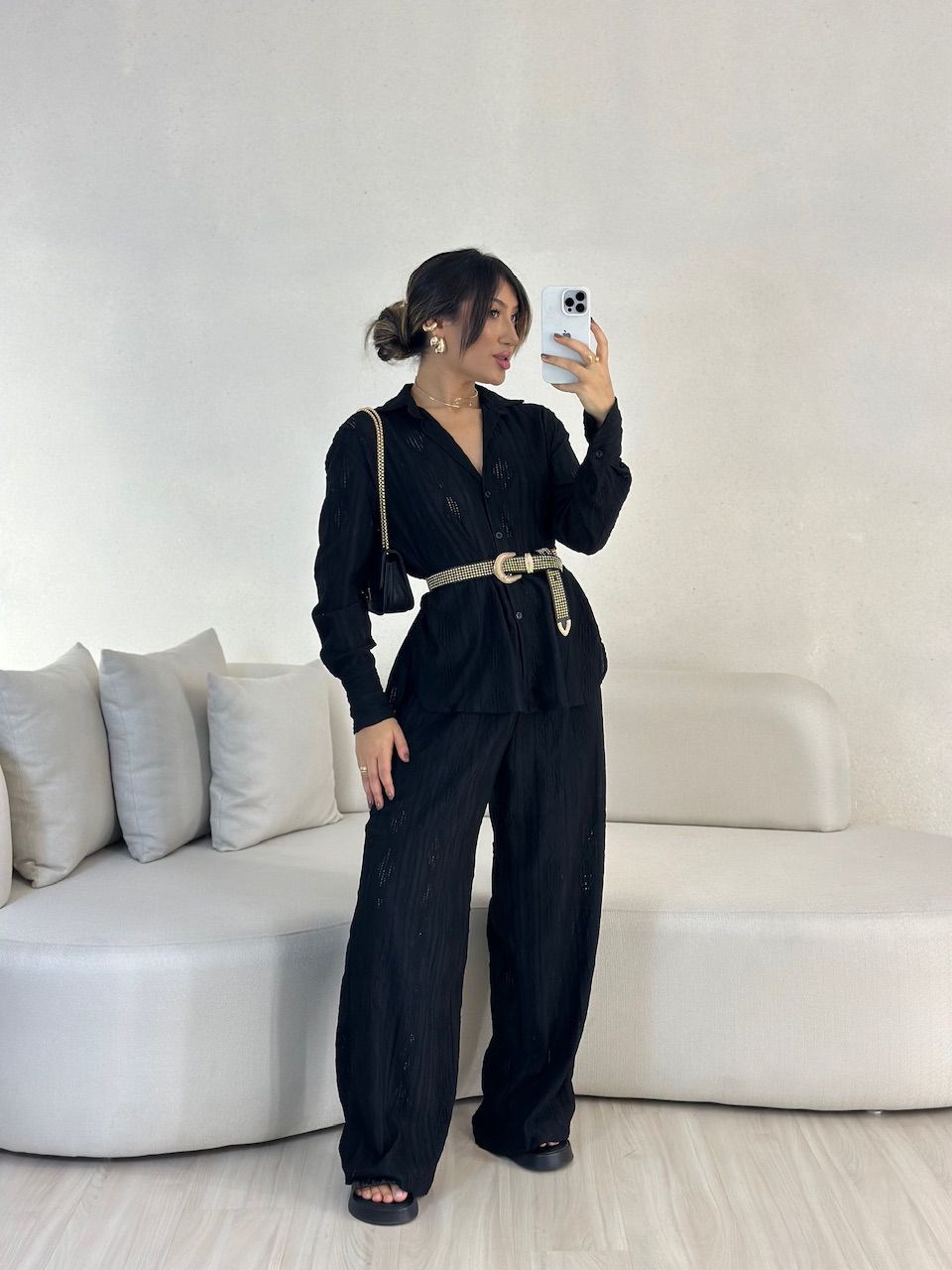 CAMISA EMILLY BOHO PRETA
