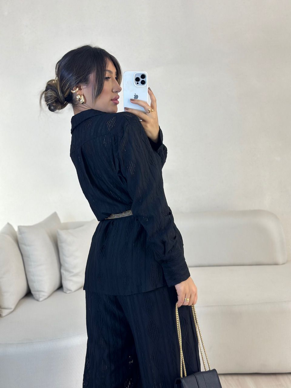 CAMISA EMILLY BOHO PRETA