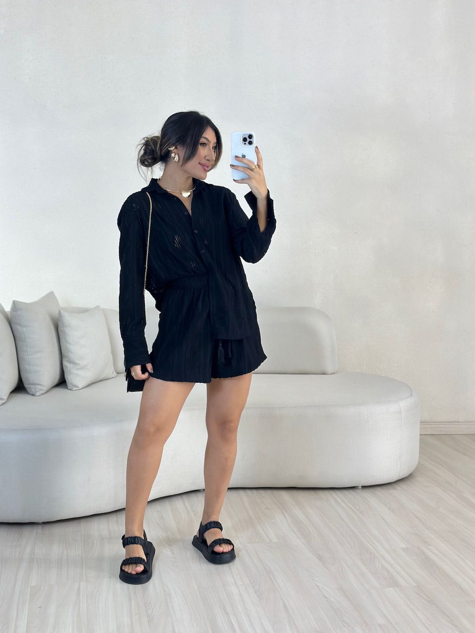 CAMISA EMILLY BOHO PRETA