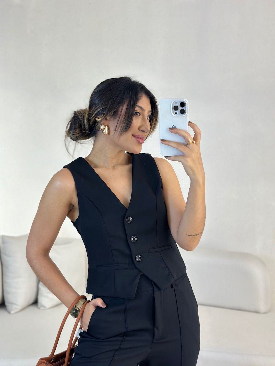 CONJUNTO BRENDA COLETE PRETO