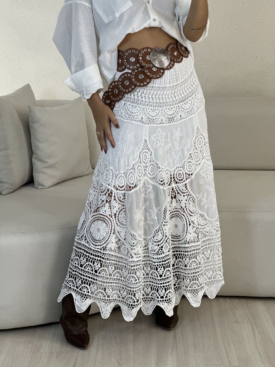 SAIA LOUISE CROCHÊ OFF