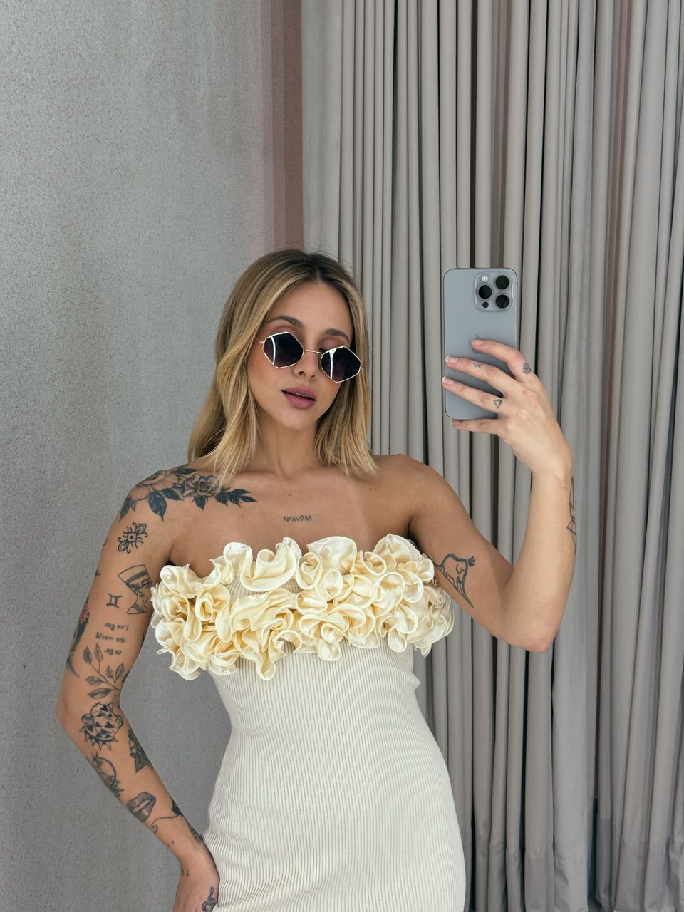 VESTIDO DAFINE TOMARA QUE CAIA AREIA