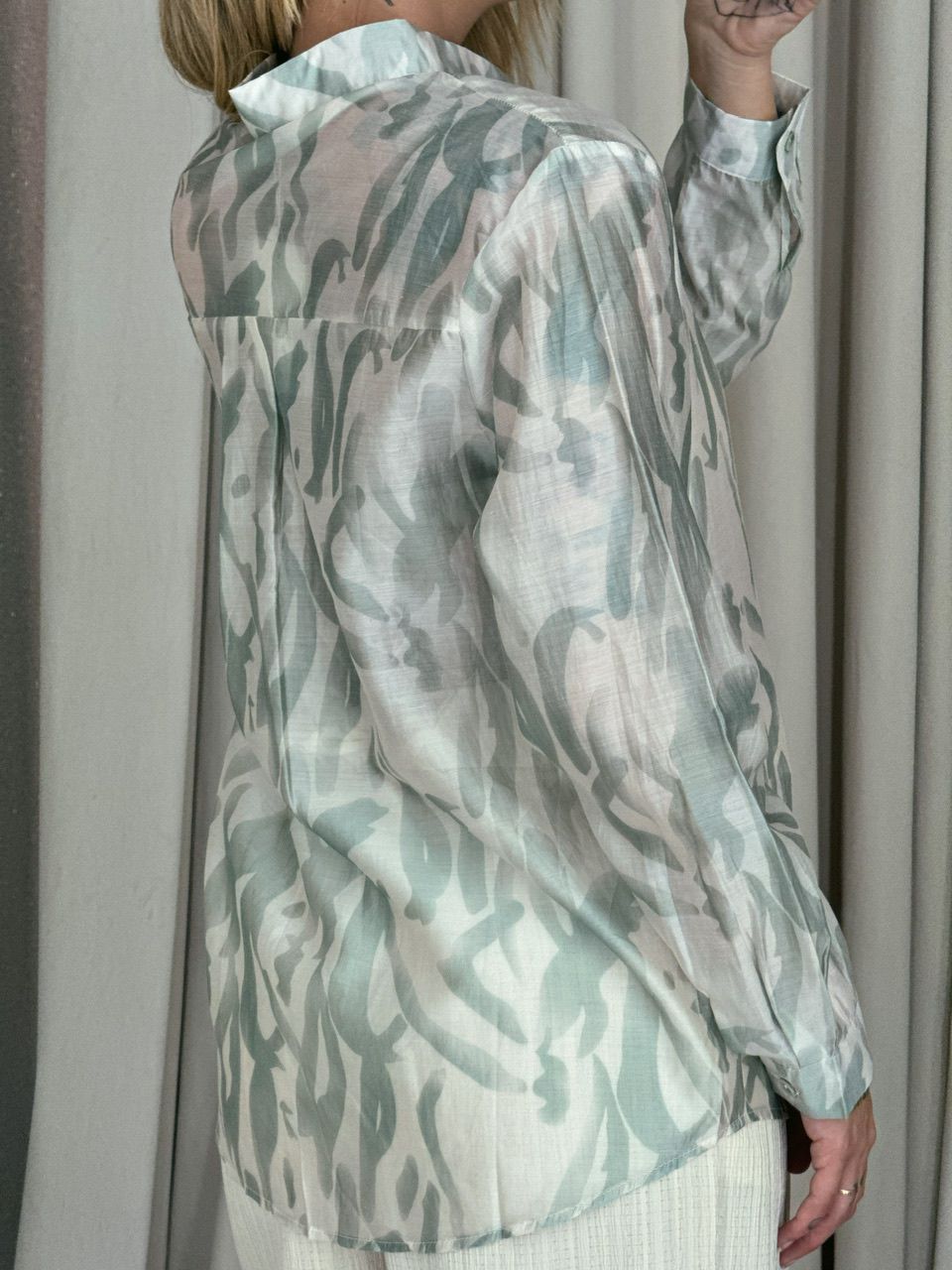 CAMISA ISADORA ESTAMPADA VERDE