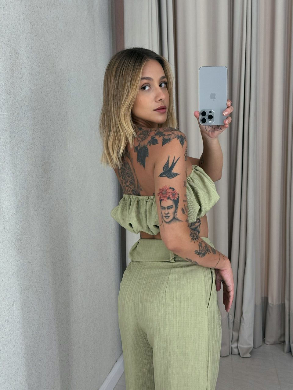 TOP FAIXA CF VIVI PISTACHE