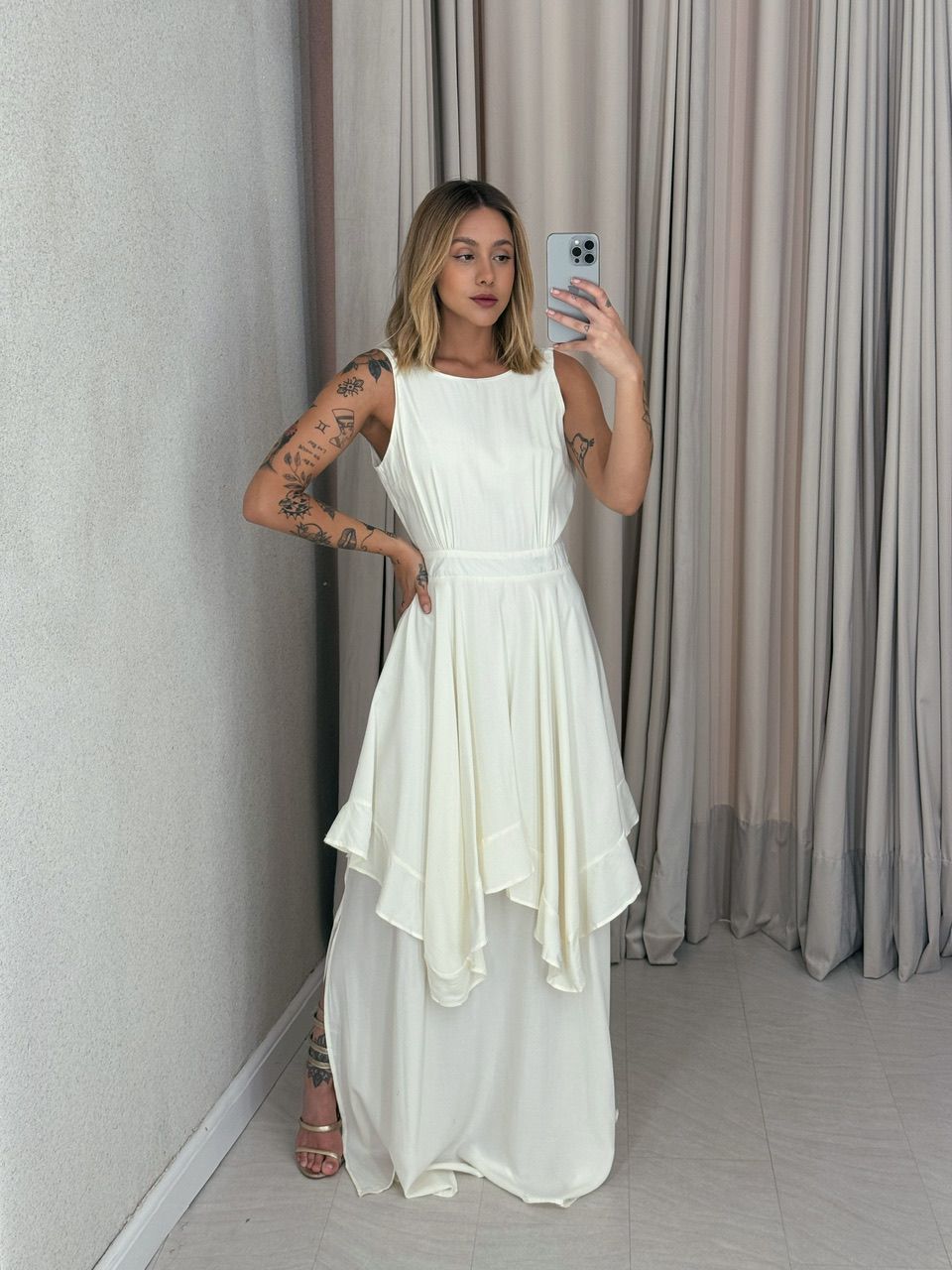 VESTIDO BELLA LONGO off