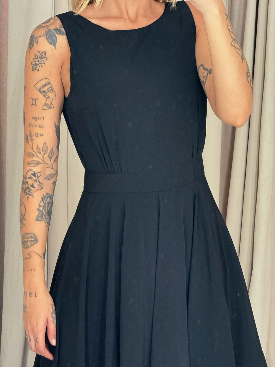 VESTIDO BELLA LONGO preto